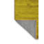 Tapis en chenille / polyester tissé à la machine en jaune / brun-762657021