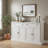 60.01" Wide Wood Sideboard with 2 Drawer and 2 Cabinets-1202380543