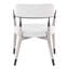 Ensemble de 2 chaises de salle à manger contemporaines avec revêtement en tissu et détails métalliques