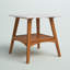 Table de bout Quint Mid Century Modern - Castanho / finition blanche