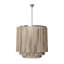 Fringe Leather Chandelier w/ Solid Accents-2084546992-2084560030-2084560031