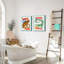 Funny Kids Bathroom Wall Art, Cute Animal Bathroom Wall Decor Paintings, Eclectic Tiger Wash Your Paws Sign Poster Canvas Prints For Toilet Restroom Framed Inch-1114714863