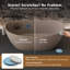 31.5 " W Freestanding Soaking Solid Surface Bathtub
