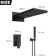 Cascade Bliss Modern Luxury 3-Function Shower Faucet Set, Complete Shower System with 22" x 9" Waterfall & Rainfall Shower Head, Handheld Shower and Pressure Balancing Valve