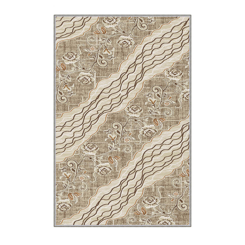 Premium Hall Carpet (2.6 x 9.8 ft), 1% Polyester, .3 in Pile Height | Antibacterial, Non-Slip Underside, 3D Digital Print | Machine Washable, Durable, Ideal for Home & Office, Easy Maintenance