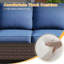 Chaises longues pivotantes en osier avec coussins-712744704-712744707