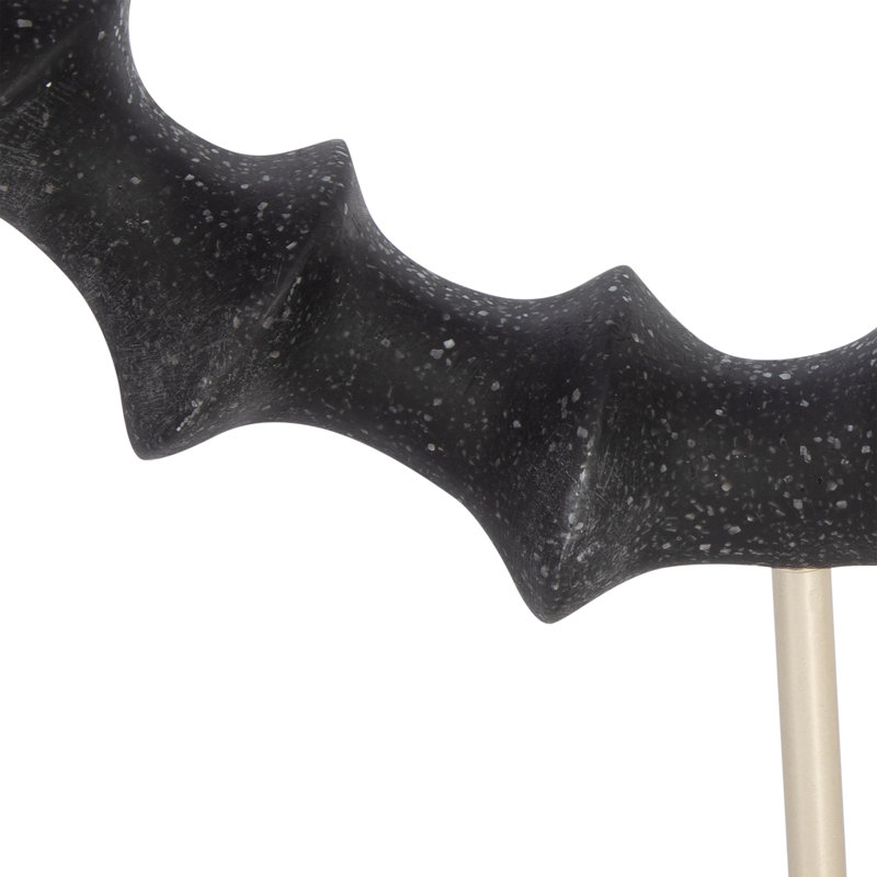 Darrah 2 Pieces 15/18" Operose Statuary, Black