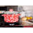 Golden Rabbit Red Swirl 6 Quarts Non-Stick Enamelware Stock Pot