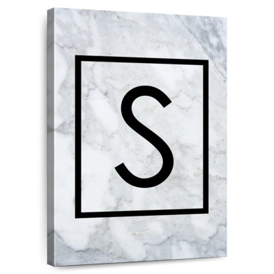 Marbre lettre S