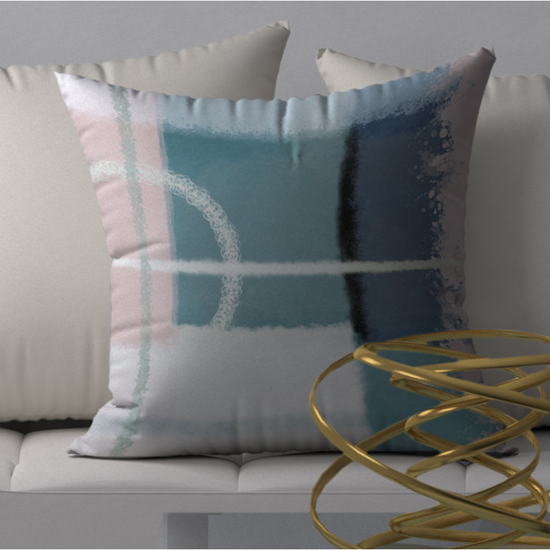 Housse de coussin décorative carrée captivant, 18" x 18"