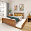 Lit plateforme en bois massif avec lit gigogne Boling par Harriet Bee-183937263-134855721