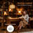 Gold Arc Floor Lamp With Remote & Dimmable Bulb, Boho Rattan Standing Lamp With 3 Color Temperatures, Height Adjustable Tall Lamp For Living Room Bedroom Over Couch Reading-232363727