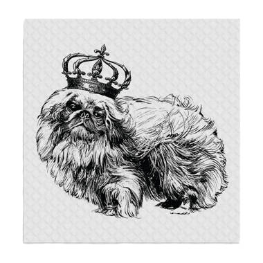 Old English Sheep Dog Crown, Swedish Dish Cloths ( Set of 2) (Set of 2) Trinx