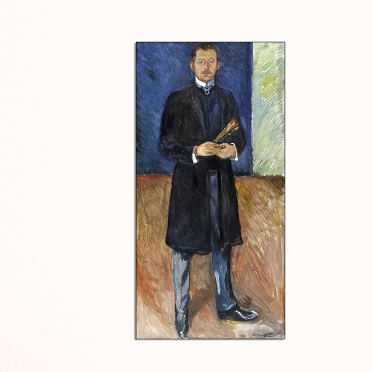 Edvard Munch - Wrapped Canvas Painting, 140cm H x 70cm W x 1.8cm D