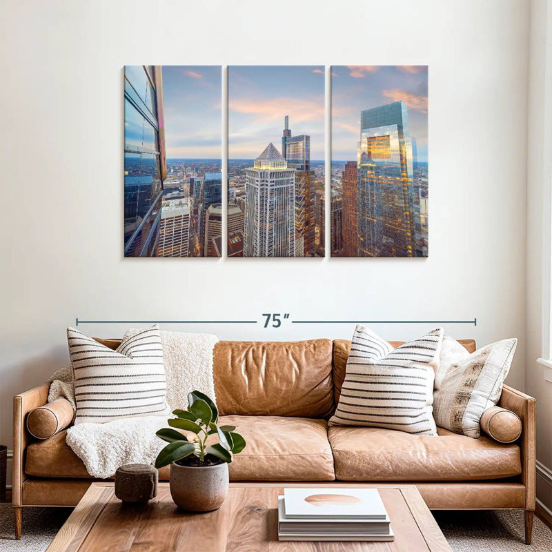 Lilie, centre-ville de Philadelphie, H 36 po x l 57 po