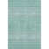 Premium Machine Washable Prisco Aqua Rug