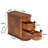 Solid Wood End Table with 2 Drawers & Charging Station, Fully Assembled-819341253