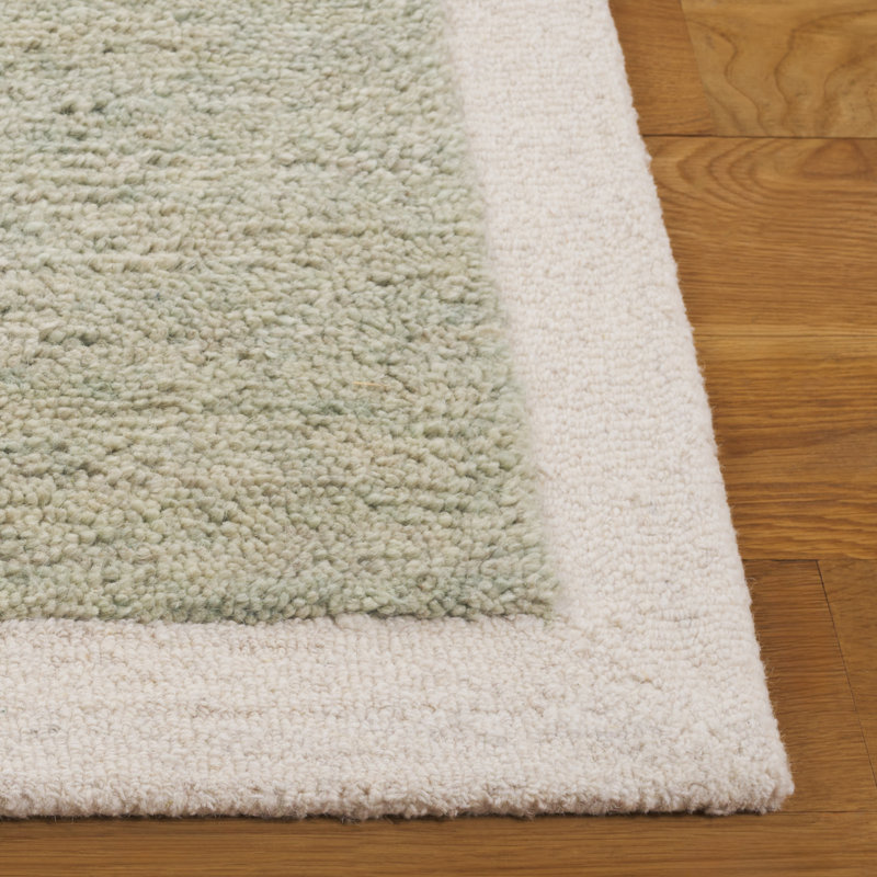 Metro Hand Tufted Wool; Cotton Solid Color Indoor Rug, Rectangle 6' x 9'