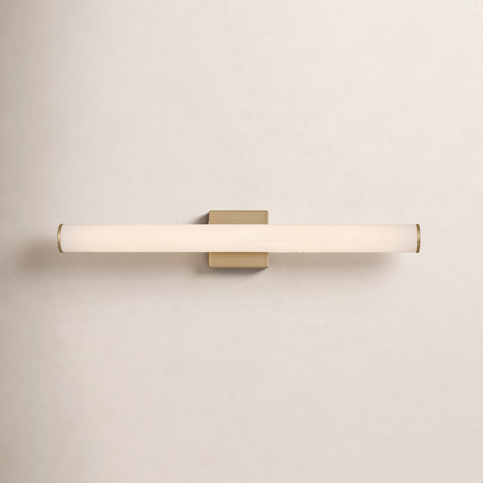Stepridge Single Light Vanity Light, Gold, 2.5'' H x 30'' W x 2.5'' D