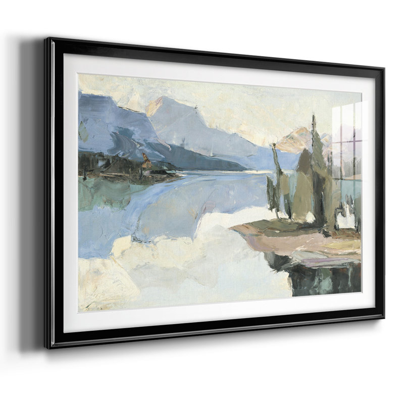 Blue Majestic, impression sur papier encadrée, H 15 po x l 21 po x P 1,5 po, Noir