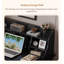 Bureau vintage à pieds tournés avec tablette et tiroirs de rangement-360801323