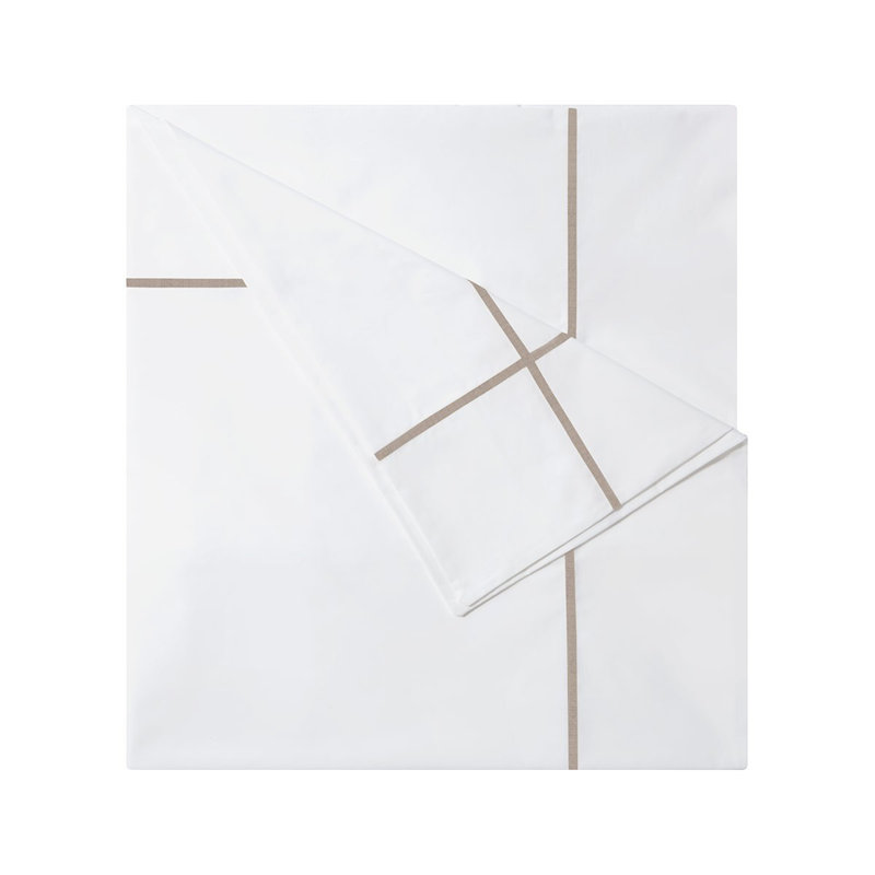 Athéna Flat Sheet, Twin Flat Sheet, Kaki