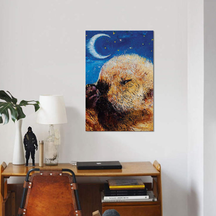 « sea panneaux pup », impression sur toile, H 18 po x l 12 po x P 1,5 po, Toile tendue, Pas de tapis