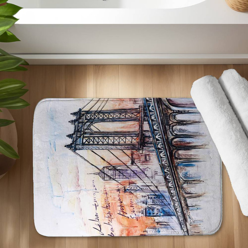 Ferdos Microfiber Non-Slip Bath Mat