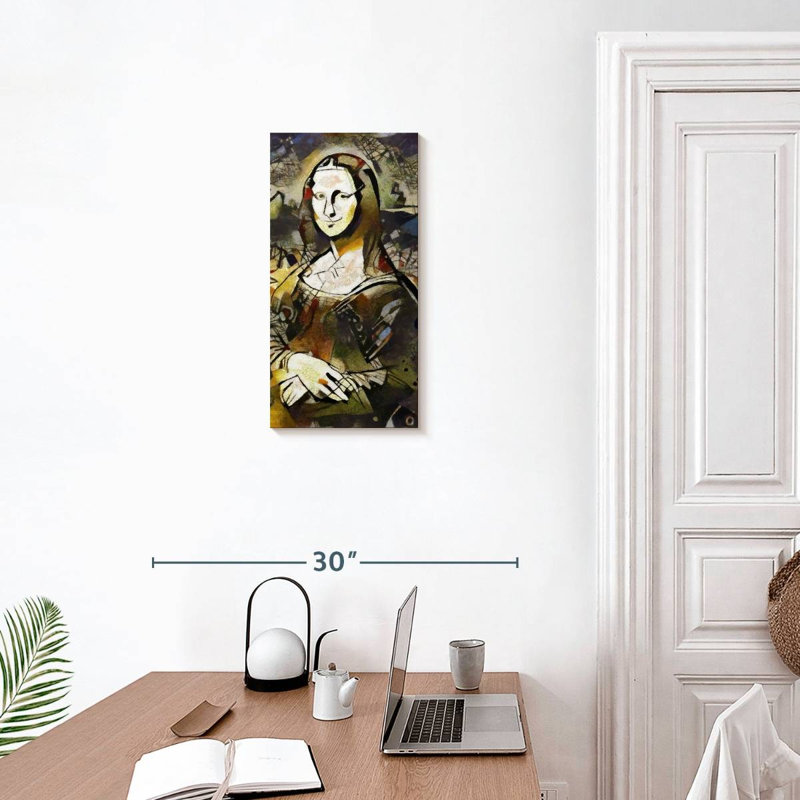 Mona Lisa Smile, H 24 po x l 12 po