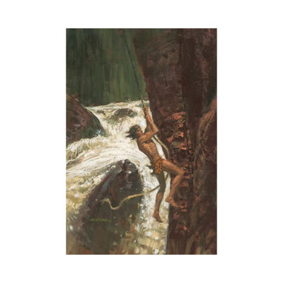 Tarzan The Terrible by Robert Abbett - Wrapped Canvas Print