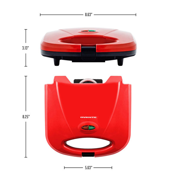  OVENTE Electric Panini Press Grill with Nonstick