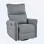 Fauteuil inclinable et pivotant en similicuir Idal-1152472