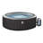 JLeisure Avenli 120 Volt 3 Person 105 - Jet Vinyl Round Inflatable Hot Tub in Black