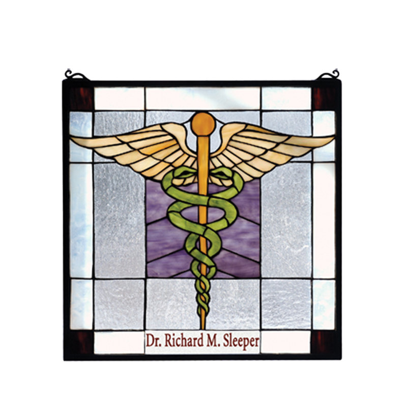 Personalized Medical Stained Glass Window