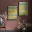 Sunlit Meadow Impressionist Style Nature Wall Decor 2 pièces, impression encadrée-445653552-445653555