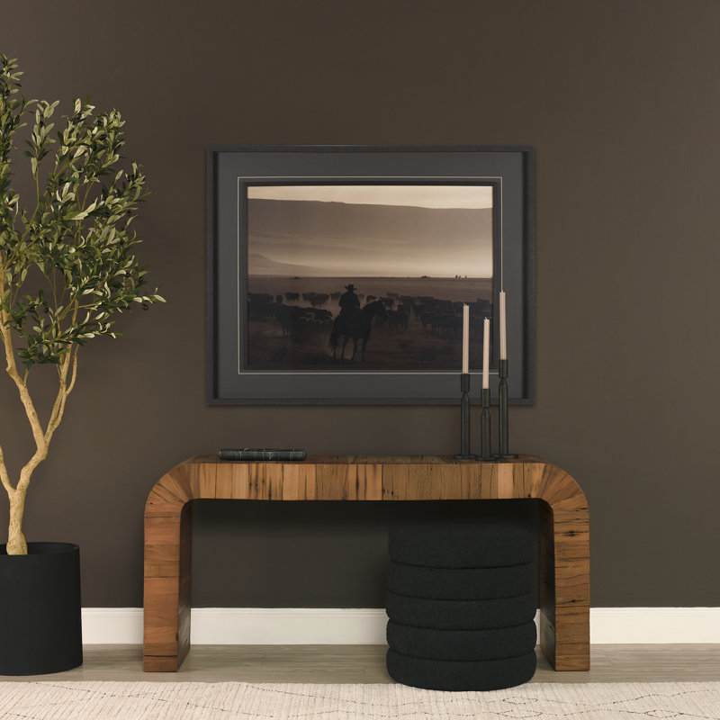 Plateau rectangulaire en marbre noir Tratto, Noir