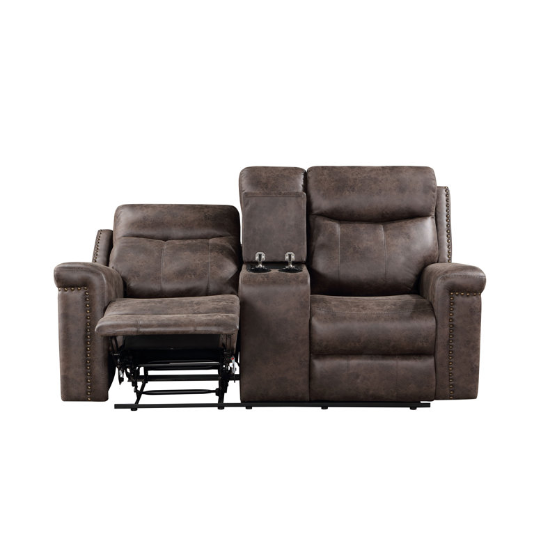 Causeuse inclinable 73,5 po Annakiya, Électrique - Bouton-poussoir