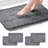 Chenille Bath Mat - Luxurious Soft Microfiber Absorbent Bathroom Rug, Non-Slip, Quick Dry (Set of 4)-1165936471-1166233783
