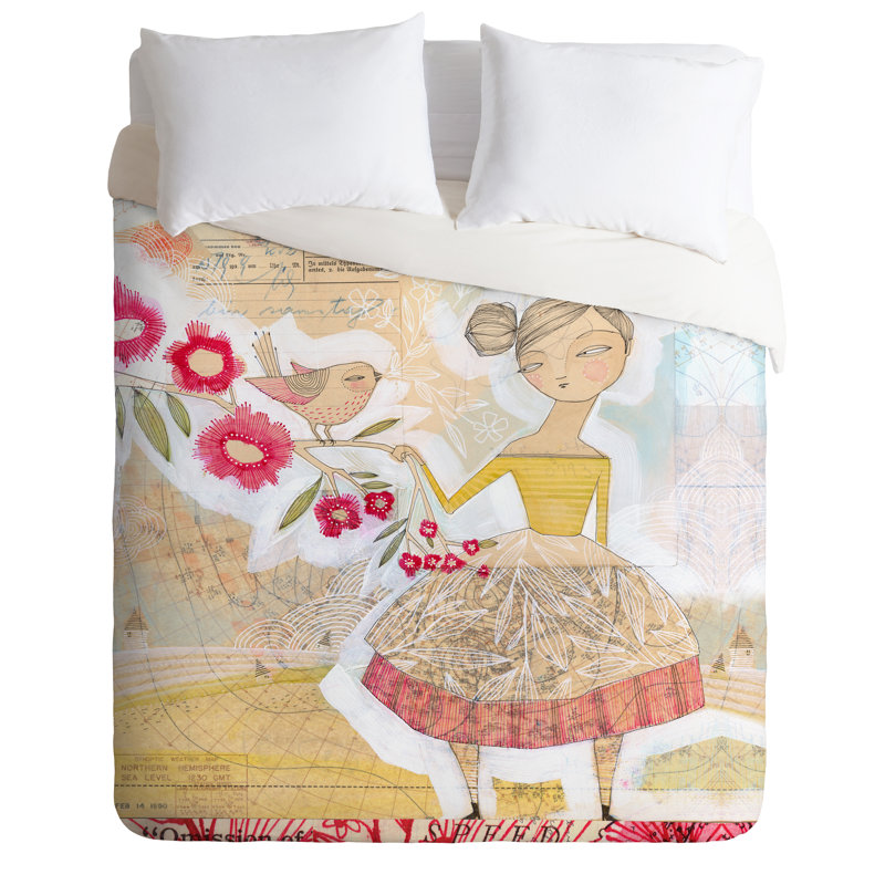Housse de couette The Secret To Happiness, Housse de couette pour très grand lit, Luxe
