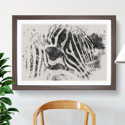 Zebra Vol.1 Watercolour - Picture Frame Graphic Art