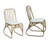 Outdoor PE Wicker Dining Chairs With Washable Cushion Set Of 2, Outdoor Rattan Chairs For Backyard, Poolside, Garden,Patio,Natural-500300770