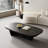 51" Modern Minimalist Double Leg Solid Wood Rectangular Coffee Tables For Living Room-573118158