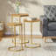 Ensemble de 3 tables de bout
