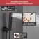 10" Ceiling Mount Shower System with Waterfall Spout，2-in-1 Handheld 2.5 GPM