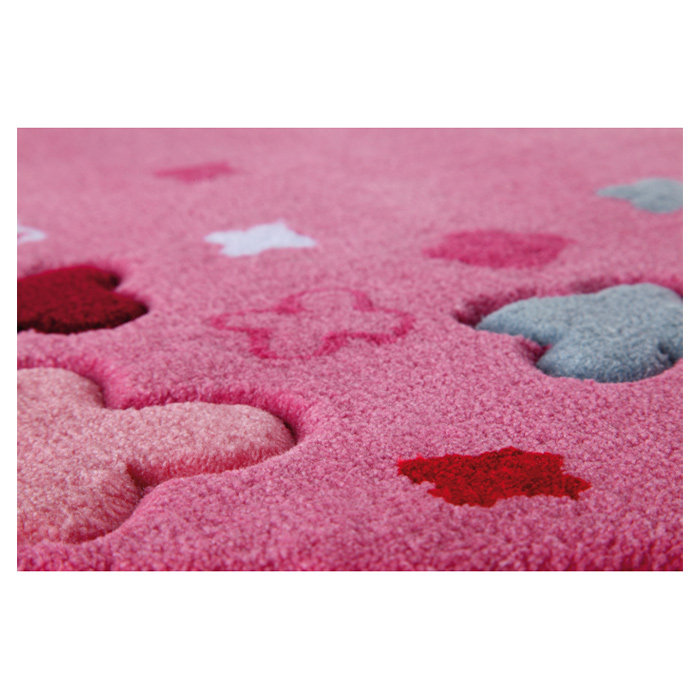 Round Bloom Field 100cm X 100cm Area Rug