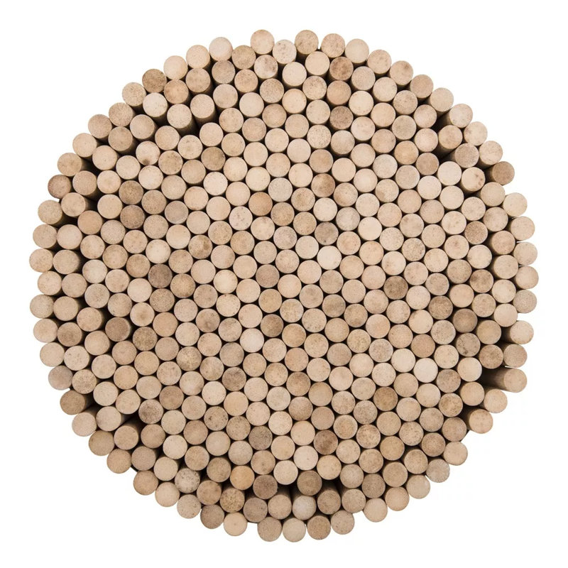 Chiquita Accent Stool, Pearl White
