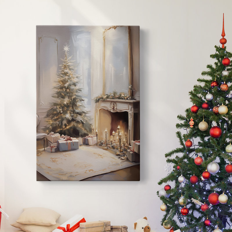 Art des Fêtes de Noël - Toile tendue avec châssis - Série 2-LXXXII