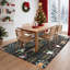 Tapis de Noël lavable - Tapis antidérapant, doux, à poils courts, résistant aux taches pour le couloir, la lessive et la cuisine (rouge)-2061142357