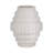 Textured Staggered Vase, White-684365145