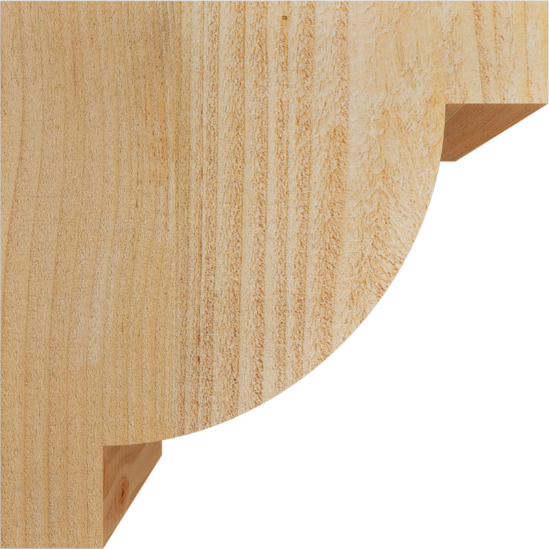 Corbeau alpin, H 12 po x l 6 po x P 12 po, Sapin de Douglas, Sciage brut
